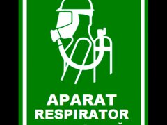 Placuta pentru aparat respirator de urgenta